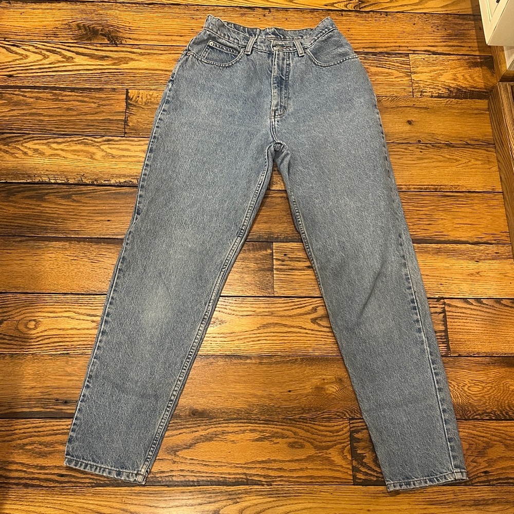 ANNE KLEIN A LINE WOMEN'S HIGH RISE 5-POCKET BLUE JEANS -VINTAGE & RARE👖SIZE 10